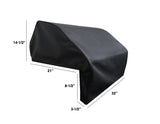 32-inch Windproof Vinyl Grill Cover for Delsol Built-In Grill