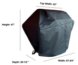 42-inch Windproof Vinyl Grill Cover for Lynx Cart Grill