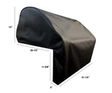 50-inch Windproof Vinyl Grill Cover for Firemagic E1060i Built In Grill