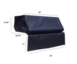 52-inch Windproof Vinyl Grill Cover for Grand Turbo Built-In Grill
