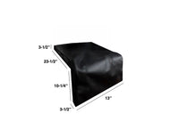 13-inch Windproof Vinyl Grill Cover for Vintage Built-In Double Side Burner