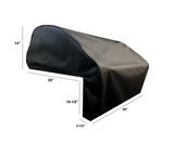 50-inch Windproof Vinyl Grill Cover for Coyote Hybrid Gas & Charcoal Combo Built-In Grill